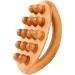 Wood Therapy Massage Tools - 14 Pearl Wood Roller for Lymphatic Drainage & Cellulite Massage | Gua Sha Holz-Massage Device - Buy Online on GoSupps.com