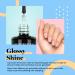 6 in 1 Gel Nail Glue | Super Strong UV Gel X Nail Glue for Nail Tips with Top Coat - Buy Online on GoSupps.com