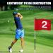 Tobwolf 4PCS Portable 15x22cm Golf Flags for Putting Green - 420D Nylon Practice Targets with Numbered Pins - Indoor/Outdoor Use - Buy Online on GoSupps.com