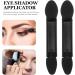 Luxshiny 100pcs Sponge Eyeshadow Brushs Black Double Sided Eyeshadow Applicators Disposable Makeup Brush for Home Salon 100pcs Black - Buy Online on GoSupps.com