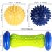 Plantar Fasciitis Foot Massage Roller with 2 Spiky Balls - Arch Pain Relief & Muscle Recovery - Buy Online on GoSupps.com