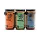 La Fundidora Mexican Medium Hot Salsa Sampler, Traditional Authentic Homemade Style Recipe, Smooth Sauce, Small Batch Handmade Pepper, All Natural, No Preservative Great Gift Set (Fresca, Fuego, Humo)
