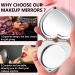 MiniPortable Compact Metal Cosmetic Mirror Elegant and Stylish Heart Shaped Mirror Portable Compact Metal Cosmetic Mirror Elegant and Stylish Heart Shaped Mirror 1X/2X Magnifying (Heart Silver) - Buy Online on GoSupps.com