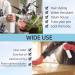 Lessmon 10oz Mist Spray Bottle - Stylish Water Sprayer for Hair, Plants, Cleaning & Skin Care - Ergonomic Refillable Container (White) - Buy Online on GoSupps.com