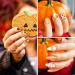 Whaline Fall Halloween Nail Art Stamping Plate Kit - Set of 6 Pumpkin Ghost & Plaid Designs for DIY Manicure | Perfect for Autumn & Thanksgiving - Buy Online on GoSupps.com