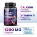 Calcium 1200 mg with Vitamin D3 - Bone Health Supplement Vitamin D & Calcium Supplements for Women & Men - Bone Strength Teeth & Immune Support Nature's Calcium Pills Bottled in USA - 240 Tablets 240 Count (Pack of 1) - Buy Online on GoSupps.com