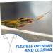 HANABASS Reptile Feeding Clip Feeding Tong Cricket Feeder Snake Clamp Stainless Steel Silver - Buy Online on GoSupps.com