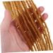 FOYTOKI Dirty Little Braids Double Ended Dreadlock Extensions Women Hairpiece Long Dreadlocks Fashion Hairpiece Dreadlocks Dreadlock Headband Wigs Hair Extensions Hair Wig Men Wig 90X8CM As Shown - Buy Online on GoSupps.com
