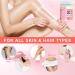 Roll on Waxing Kit for Women & Men - Includes 2 Rose Wax Cartridges, 100 Strips, 10 Wipes - Sensitive Skin Roller Wax Warmer - Buy Online on GoSupps.com