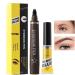 Hogvinnatil eyebrow stick eyebrow stick smudge and sweat proof eyebrow stick 4 prongs fork eyebrow makeup liquid stick with eyebrow gel for 03 - Buy Online on GoSupps.com