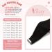 Vlasy 12 Inch Black Tape in Human Hair Extensions - 20pcs Straight Seamless Invisible Tape ins - Real Natural Hair Extensions - Buy Online on GoSupps.com