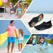 Kids Water Shoes | Lightweight Comfort Sole | Slip-on Aqua Shoes | 5 Toe Socks | Black - Buy Online on GoSupps.com