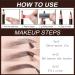 Sumeitang 12 Pcs Dark Brown Eyebrow Pencil Set for Tattoo Makeup and Microblading - Waterproof and Durable Permanent Eyebrow Liners - Buy Online on GoSupps.com