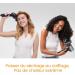 SOOCAS Nova Pro Hair Dryer & 5 in 1 Hair Styler | Hot Air Styler with Auto-Wrap Curling Volumizing Brush Diffuser - 110 000 RPM Ionic Hair Drying System in Black - Buy Online on GoSupps.com