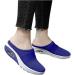 PGOJUNI Women's Plantar Fasciitis Air Cushion Walking Shoes - Wide Width Orthopedic Diabetic Outdoor Sneakers in Blue - Size 6.5-7 - Buy Online on GoSupps.com