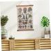 Zerodeko Decorative Scroll Scroll Painting Decorative Paintings Office Printing Farmhouse Decor Plant Sign 60x40cm Colorful - Buy Online on GoSupps.com