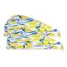Lemon Leaf Dry Hair Cap 2 Piece Quick Drying Towel Set with Button Headband Super Absorbent Soft & Comfortable