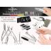 Professional Hair Scissors | Stainless Steel Hairdressing & Effilier Scissors - 6.5 Sharp Cutting Edge for Perfect Haircuts - Buy Online on GoSupps.com