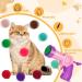 100 Pcs Plush Balls and 2 Color Random Cat Toy Ball Launchercat Ball Gun Cat Ball Launcher Cat Toy Ball Launcher Gun Cat Toy Ball Launcher Cat Toy Launche for Indoor Pet Cat Exercise Training Chasing - Buy Online on GoSupps.com