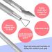 Fishing Fun Cuticle Pusher Set Stainless Steel Manicure Pedicure Tool | Double End for Gel Nail Polish Removal | Fingernails and Toenails Care - Buy Online on GoSupps.com