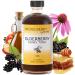 Mickelberry Gardens Elderberry Honey Tonic Sambucus Syrup Black Elderberry - Immune Support for Adults and Kids (8 Ounces) 8 Fl Oz (Pack of 1)