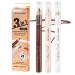 Eyebrow Highlighter Pencil Long-wear Waterproof Silkworm Eyeliner Pencil Eye Makeup Contouring Pencils for Women Girls Stage Performance Dating Prom Pochy 2#