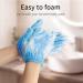 Reusable Blue Exfoliating Glove - 2pc Set for Body Scrubbing and Dead Skin Removal - Buy Online on GoSupps.com