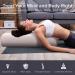 Simian Premium Yoga Bolster Pillow - Skin-Friendly Velvet Cover - Supportive Rectangular Cushion for Restorative & Yin Yoga - Cream Beige - Buy Online on GoSupps.com