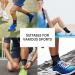 AVIDDA Ankle Support Brace XL - Adjustable Plantar Fasciitis Compression Sleeves for Running - Pain Relief & Protection - New Black Pair - Buy Online on GoSupps.com