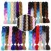Sego Ombre Jumbo Braid Hair Extensions 24 Inch - 3 Pieces Dark Medium & Light Brown Crochet Twist 300g - Buy Online on GoSupps.com