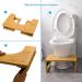 AmazerBath 7 Bamboo Toilet Stool - Collapsible Poop Stool, Natural Color - Pack of 1 - Buy Online on GoSupps.com