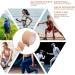4 Roll Kinesiology Tape 5m Extra Sticky Kinesiology Tape Elastic Muscle Support Tape Waterproof Athletic Physio Muscles Strips Breathable for Exercise Sports & Injury Recovery White Skin - Buy Online on GoSupps.com