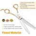 JASON 7.5 Curved Dog Grooming Scissors - Sharp & Comfortable Shear for Cats and Pets - Right-Handed Groomers Trimming Kit - Light-Weight C-7.5 Chunker - Buy Online on GoSupps.com