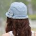 CACUSS Women's Foldable Floral Bucket Hat with Bowknot - Blue | Stylish Sun Protection - Buy Online on GoSupps.com