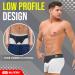 BLITZU Hernia Belt Truss | Double Bilateral Inguinal Support Brace for Men & Women | Pain Relief for Sports & Surgery Recovery | S-M Size with 2 Removable Compression Pads - Buy Online on GoSupps.com