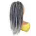 VAVANGA Marley Hair Ponytail 18 Ombre Grey | Afro Kinky Synthetic Braiding Hair Extension in T1B/GRAY - Buy Online on GoSupps.com