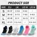Compression Socks for Men & Women - Plantar Fasciitis Pain Relief Slipproof & Anti-Welding - 3 Couples Blue (34-51) - Buy Online on GoSupps.com