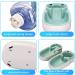 Automatic Dog Cat Feeder and Water Dispenser Gravity Food Feeder and Waterer Set with Pet Food Bowl for Small Medium Dog Puppy Kitten  Large Capacity 1 Gallon x 2 Green - Buy Online on GoSupps.com