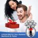 7D Electric Head Shaver for Bald Men - 6-in-1 Wet & Dry Rotary Razor for Face & Head | Men's Grooming Kit with Beard/Nose Trimmer - Wireless Charging Base | Silver - Buy Online on GoSupps.com