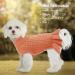 Alagirls Warm Dog Cat Sweater - Classic Soft Fleece Pet Outfit for Spring Autumn & Winter - Lightweight Orange Dog Clothes - Buy Online on GoSupps.com