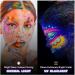 AOOWU Glow UV Neon Face Paint Crayons Kit - 6 Safe Non-Toxic Colors for Adults and Kids | Halloween Makeup, Party, Cosplay - Fluorescent Brightest Glow - Buy Online on GoSupps.com