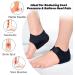 Adjustable Heel Cushions for Cracked Heels & Plantar Fasciitis Relief Breathable Inserts for Men & Women (L 10-13/M 8.5-13) Black - Buy Online on GoSupps.com