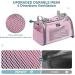 Petsfit Transport Box for Cats & Small Dogs - Foldable Dog Carrier Bag with Shoulder Strap & Expandable Bed - Portable Travel Bag in Pink - Large - Buy Online on GoSupps.com