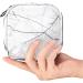 White Marble Menstrual Cup & Sanitary Napkin Storage Bag | Portable & Stylish Feminine Period Pouch for Women & Teens - Color 7 - Buy Online on GoSupps.com