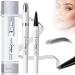 Eyebrow Pencil Liquid Eyebrow Pen 4 Tip Microblading Eyebrow Pen Creates Natural Looking Brows Effortlessly Eye Brow Pencils for Women (03) - Buy Online on GoSupps.com