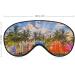 Light-Blocking South Beach Miami Sleep Mask - Comfortable Eye Cover with Adjustable Strap for Men & Women - Buy Online on GoSupps.com