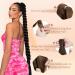 MY-LADY 34 Chocolate Brown Braided Ponytail Extension | Yaki Straight Synthetic Hairpiece - Buy Online on GoSupps.com