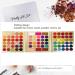 Highly Pigmented Eye Makeup Palette 86 Colors Matte Metallic Eyeshadow Pallet Lasting Blendable Natural Colors Make Up Eye Shadows Cosmetics Gift Makeup Artist - Buy Online on GoSupps.com