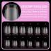 gootrades XXS Coffin Gel Nail Tips - 504PCS for Soak Off Extensions | Half Matte Soft Gel | Full Cover Pre-buff Shaped False Nails for Salons and DIY Nail Art - Buy Online on GoSupps.com