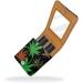 Travel Lipstick Organizer Case - Portable Makeup Bag with Mirror | Colored Fantasy Leaves E083p8tuxc - International Shipping Available - Buy Online on GoSupps.com